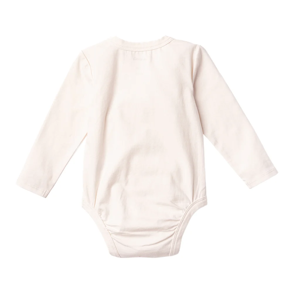 Ms.Rachel Long Sleeve Bodysuit - White/Red / 12-18m - Image 2