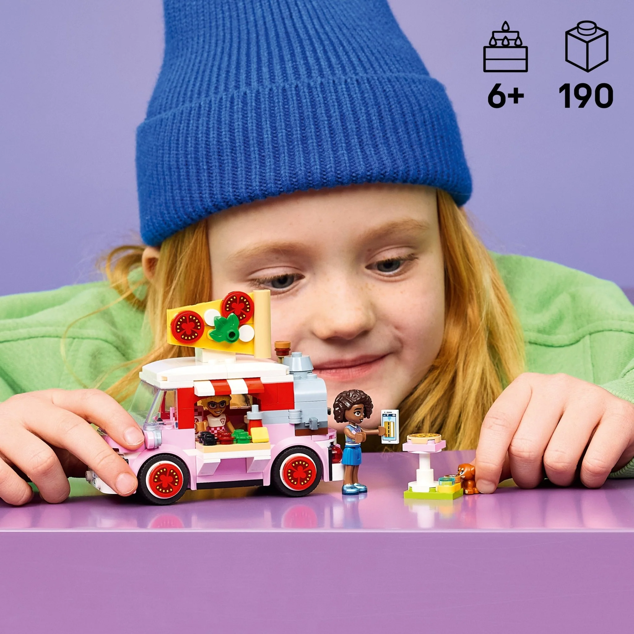 LEGO® Friends Pizza Truck Building Toy 42694 - Image 6