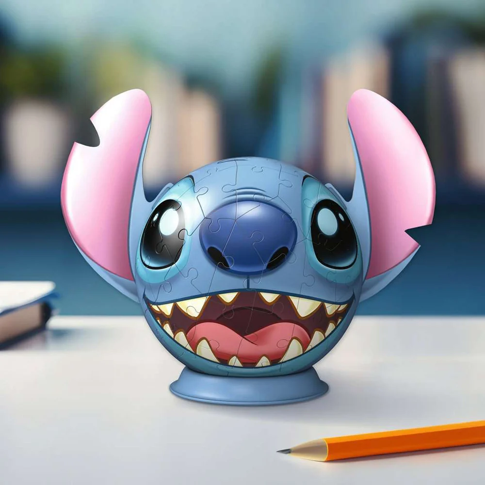 Ravensburger Stitch 72 pc Head w/Ears 3D Puzzle - Image 13