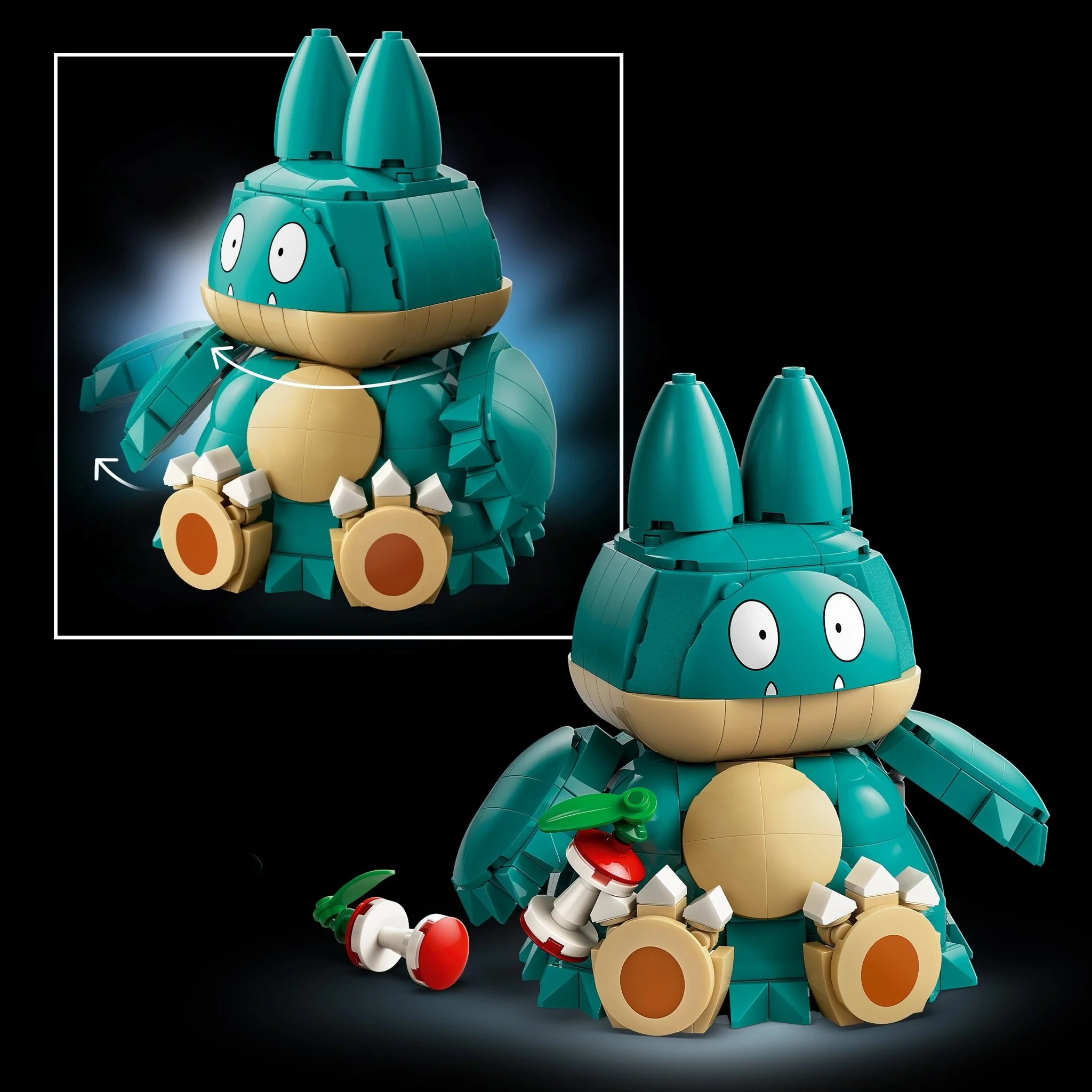 LEGO® Pokémon Munchlax Adult Building Set 72150 Cream - Image 5