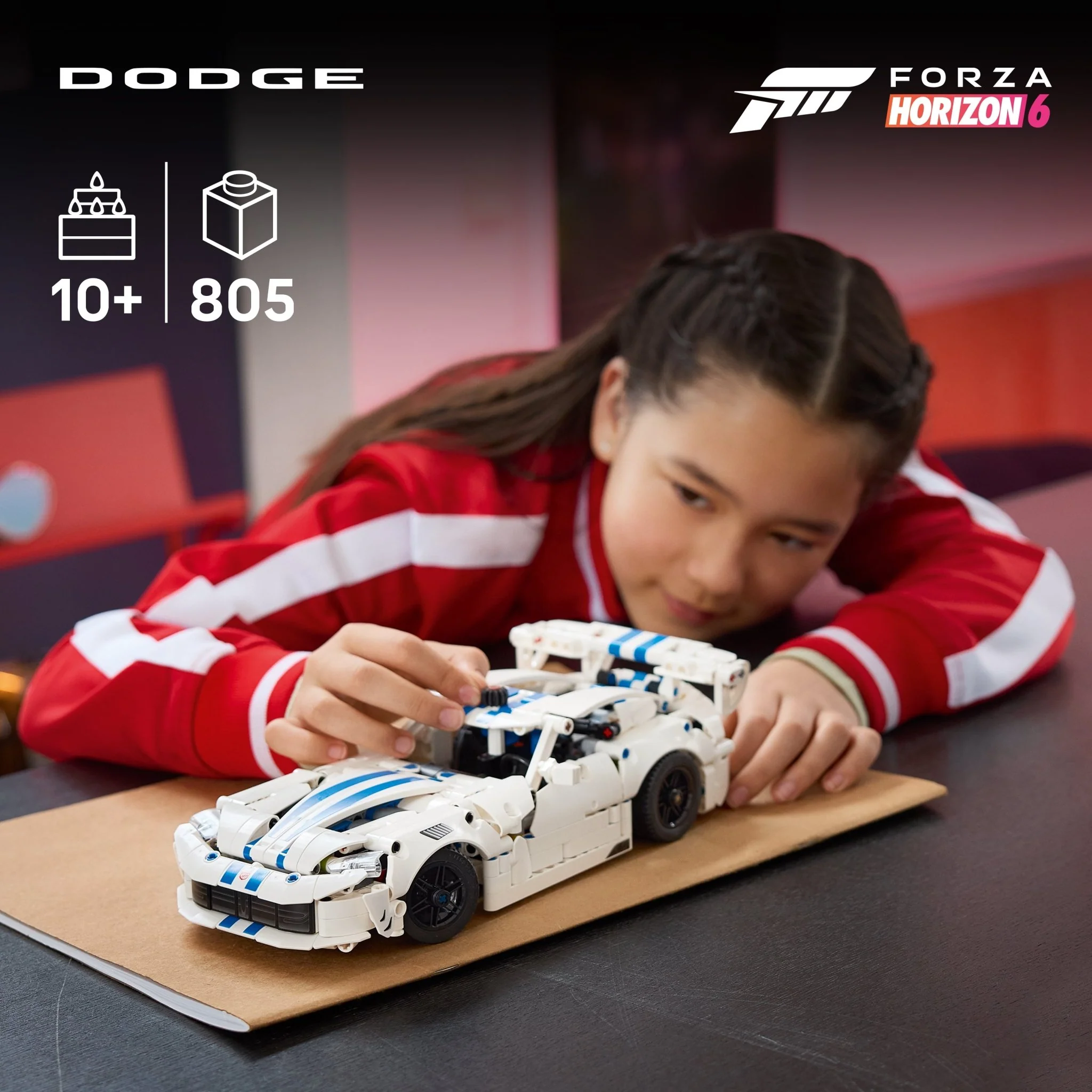 LEGO® Technic Dodge Viper GTS-R Sports Car 42234 Toy - Image 2