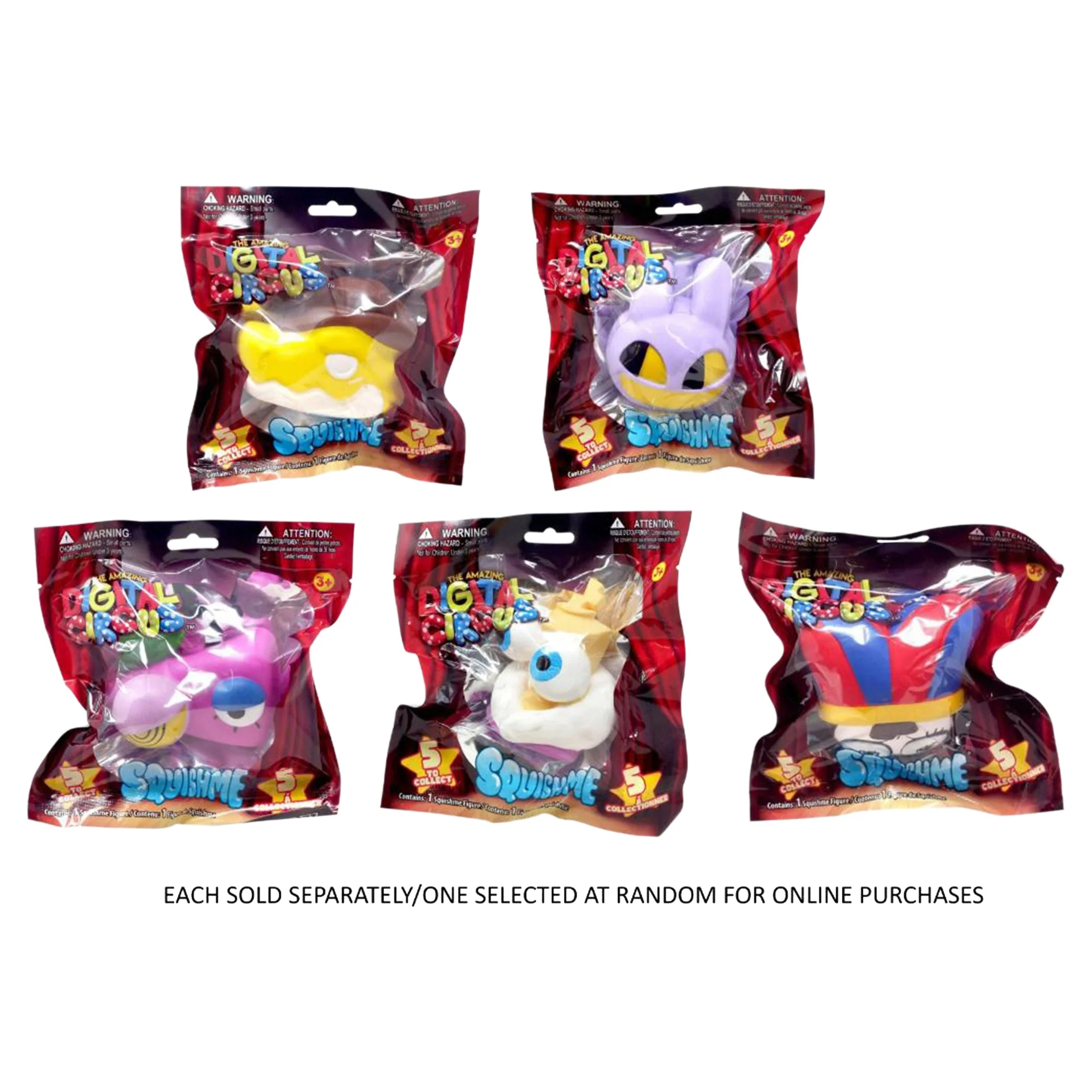 Amazing Digital Circus Squishies Bag