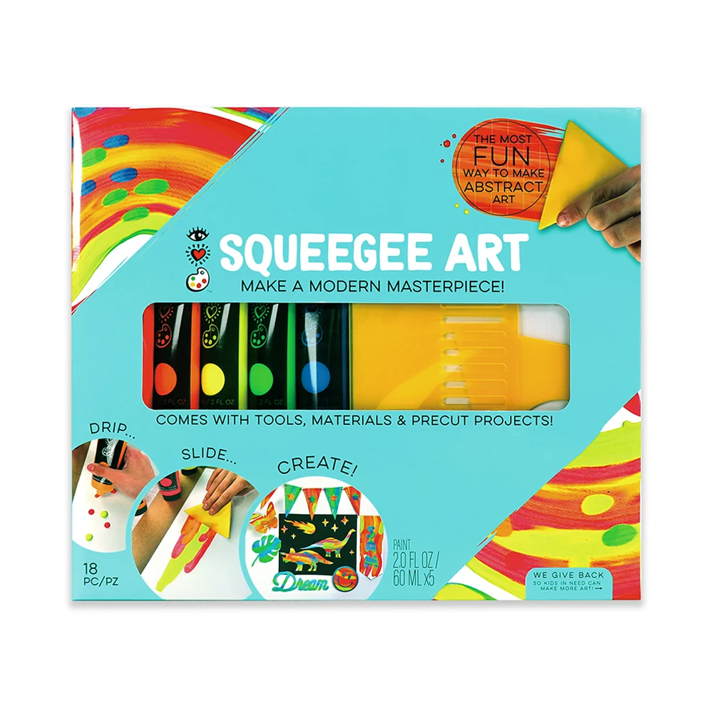 Bright Stripes iHeartArt Squeegee Art Mask - Image 8