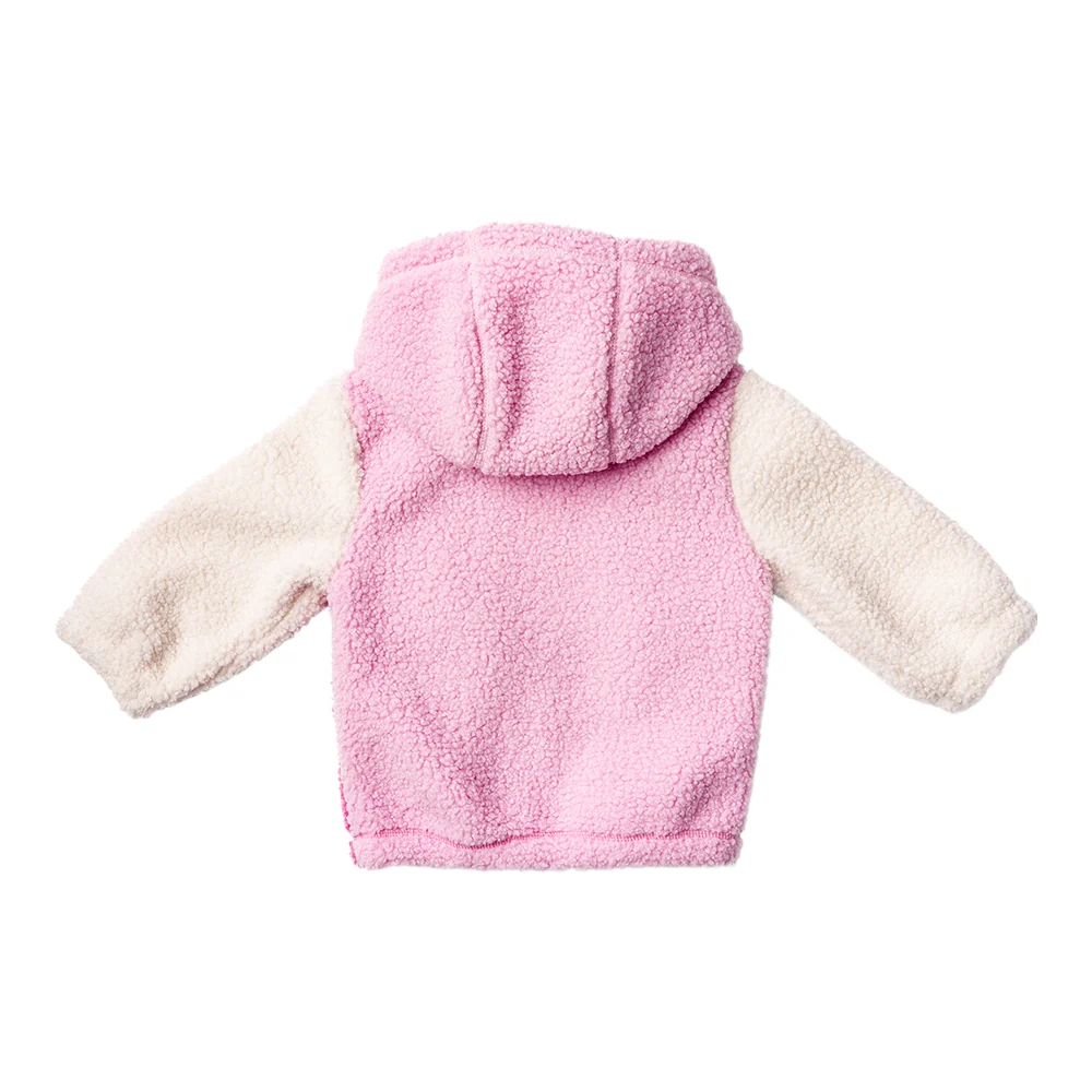 Ms. Rachel Fuzzy Colourblock Jacket - Blue Colourblock / 4-5y - Image 2