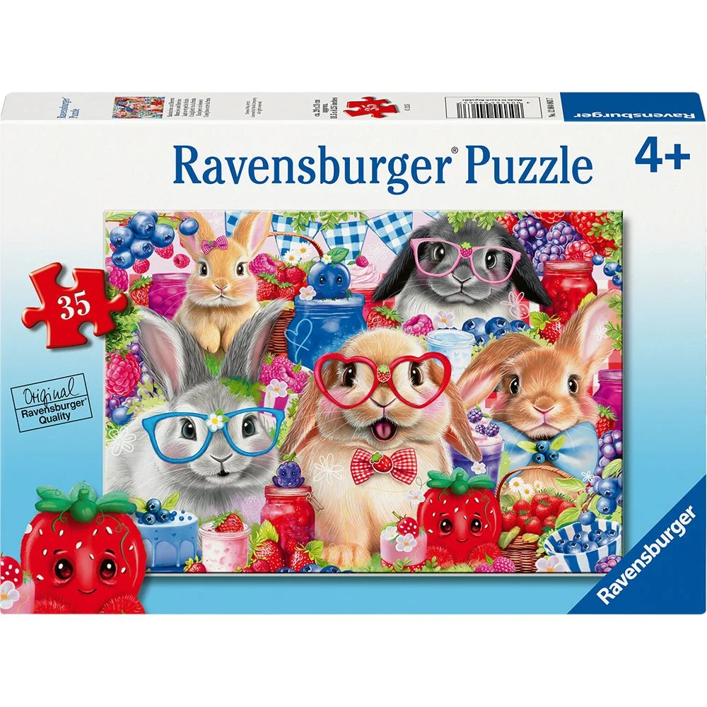 Ravensburger Bunnies Berries 35pc Puzzle