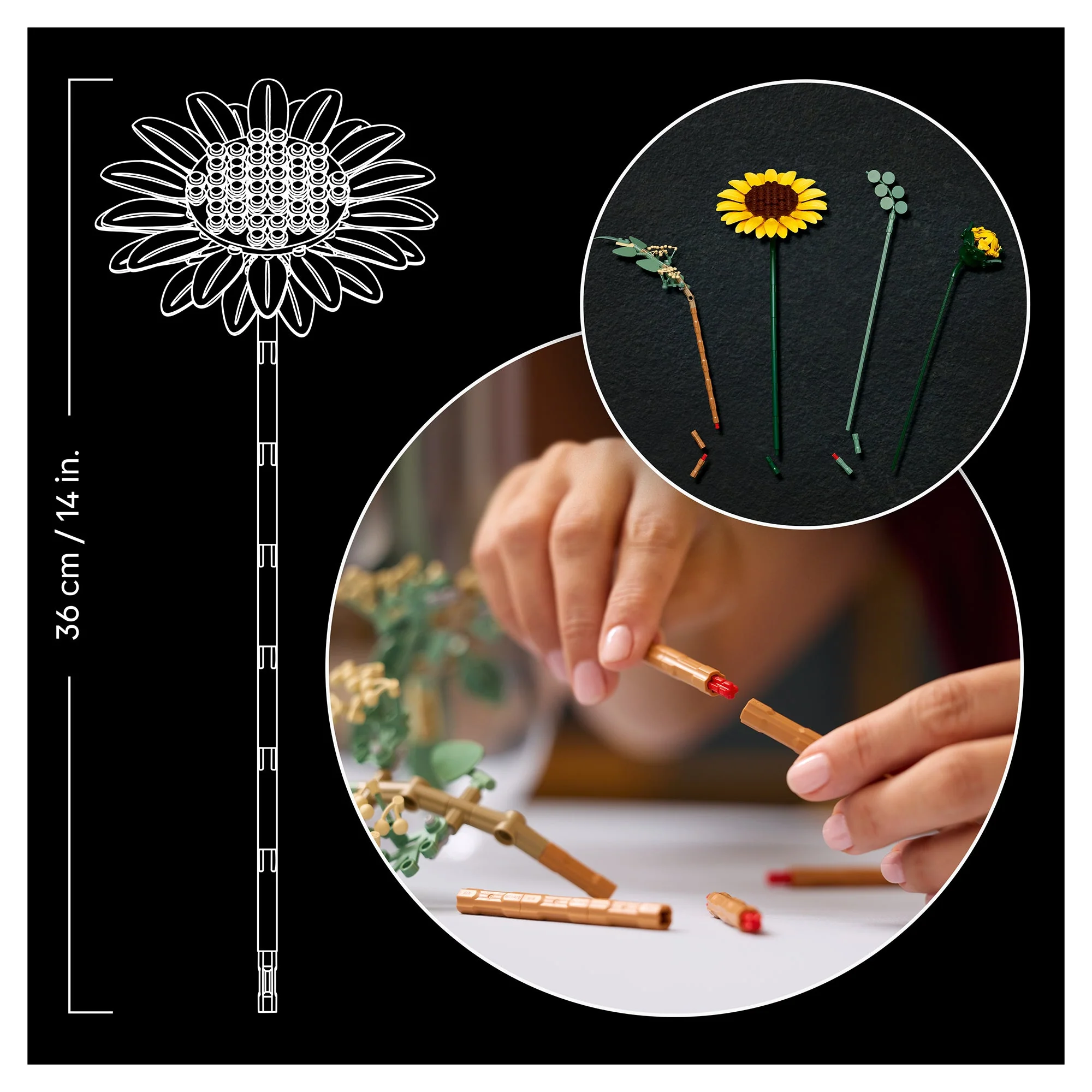 LEGO® Botanicals Sunflower Bouquet 11502 - Image 7