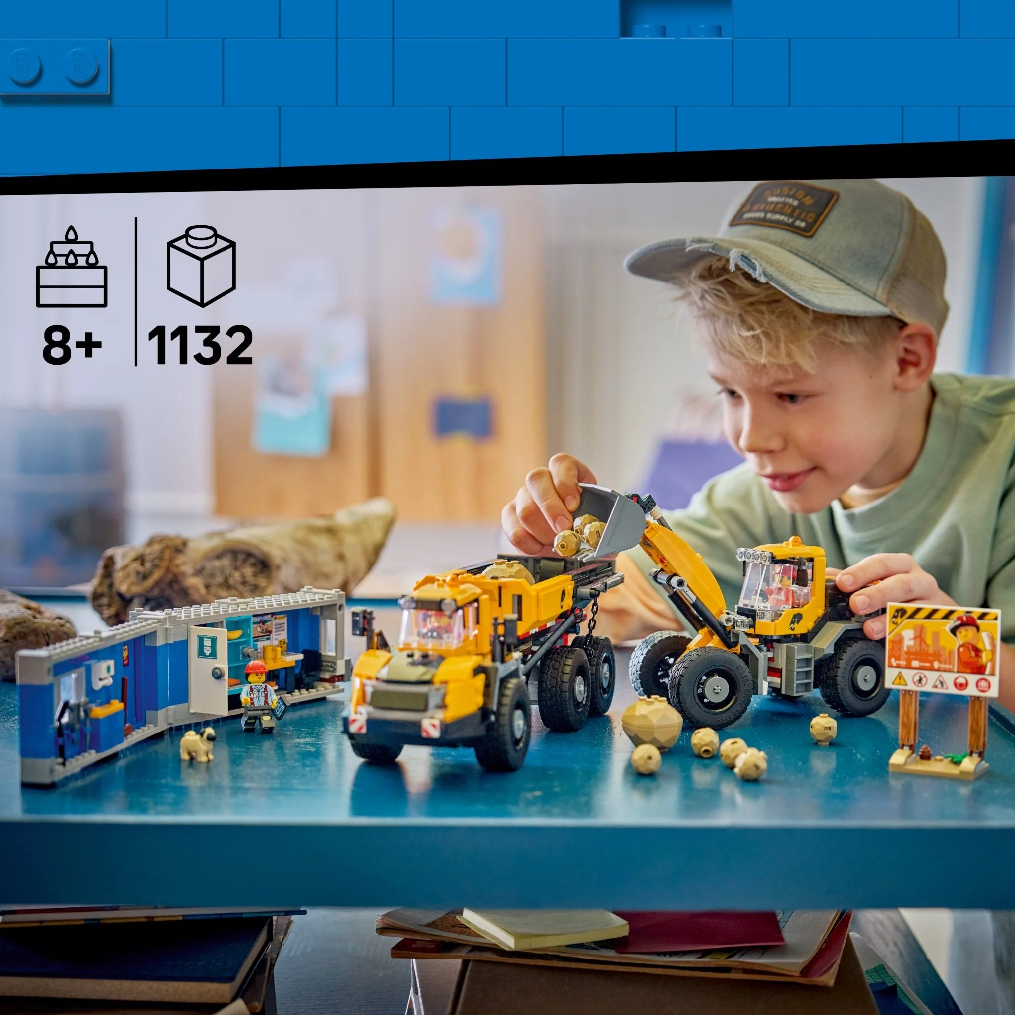 LEGO® City Dump Truck & Front End Loader 60494 Toy - Image 2