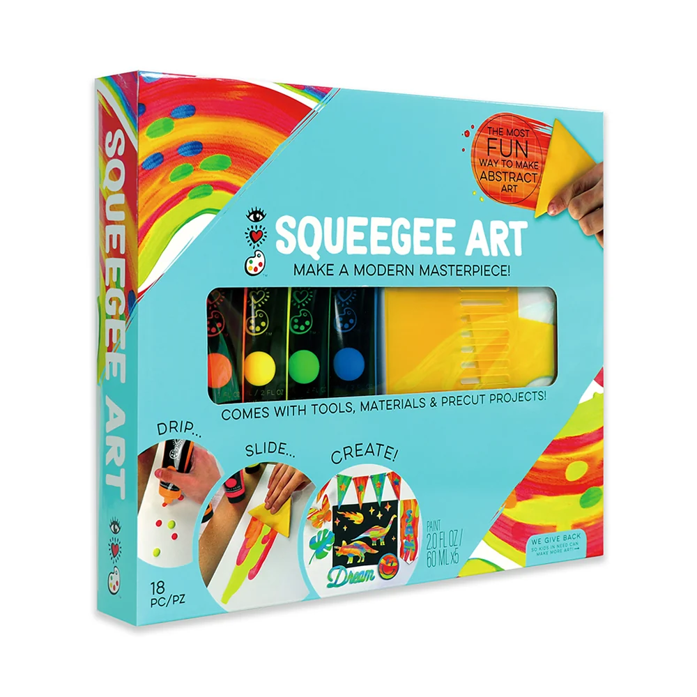 Bright Stripes iHeartArt Squeegee Art Mask - Image 9