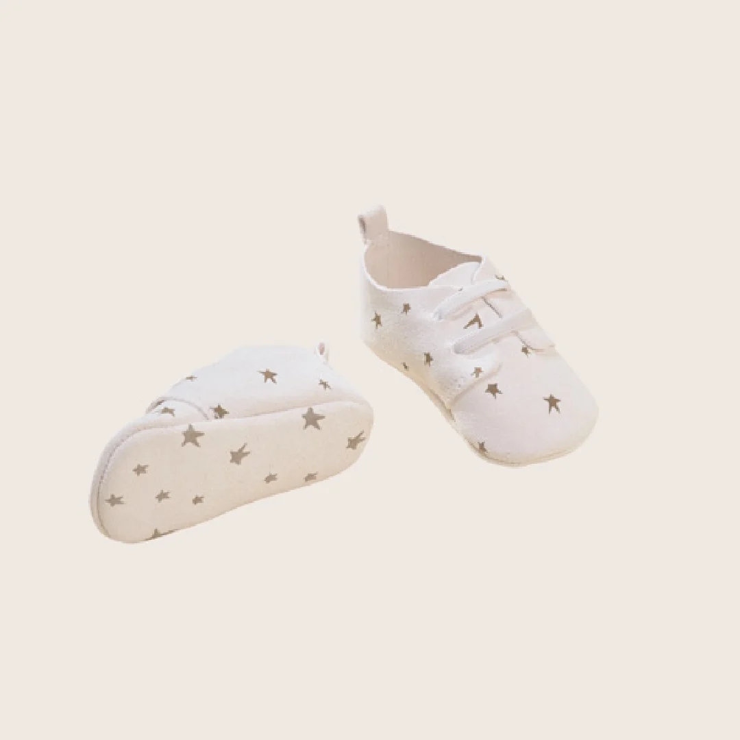 rise little earthling Leather Shoes BUHFW29 - Antique White / 18-24m - Image 2