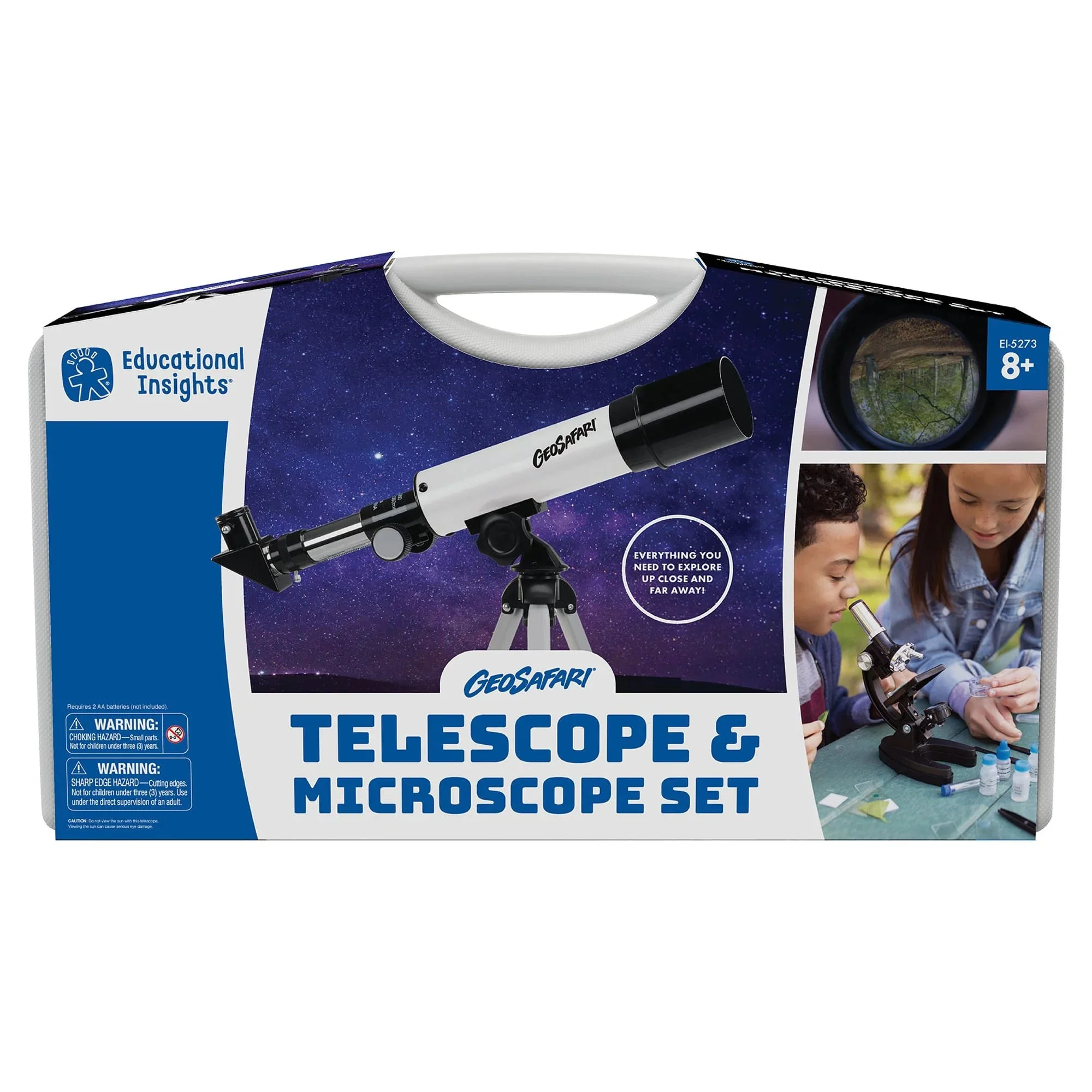 Educational Insights Geosafari Telescope & Microscope Set Glass