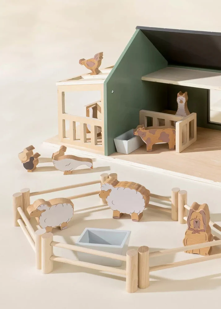 Coco Village Wooden Farm & Accessories Set Toy - Image 13