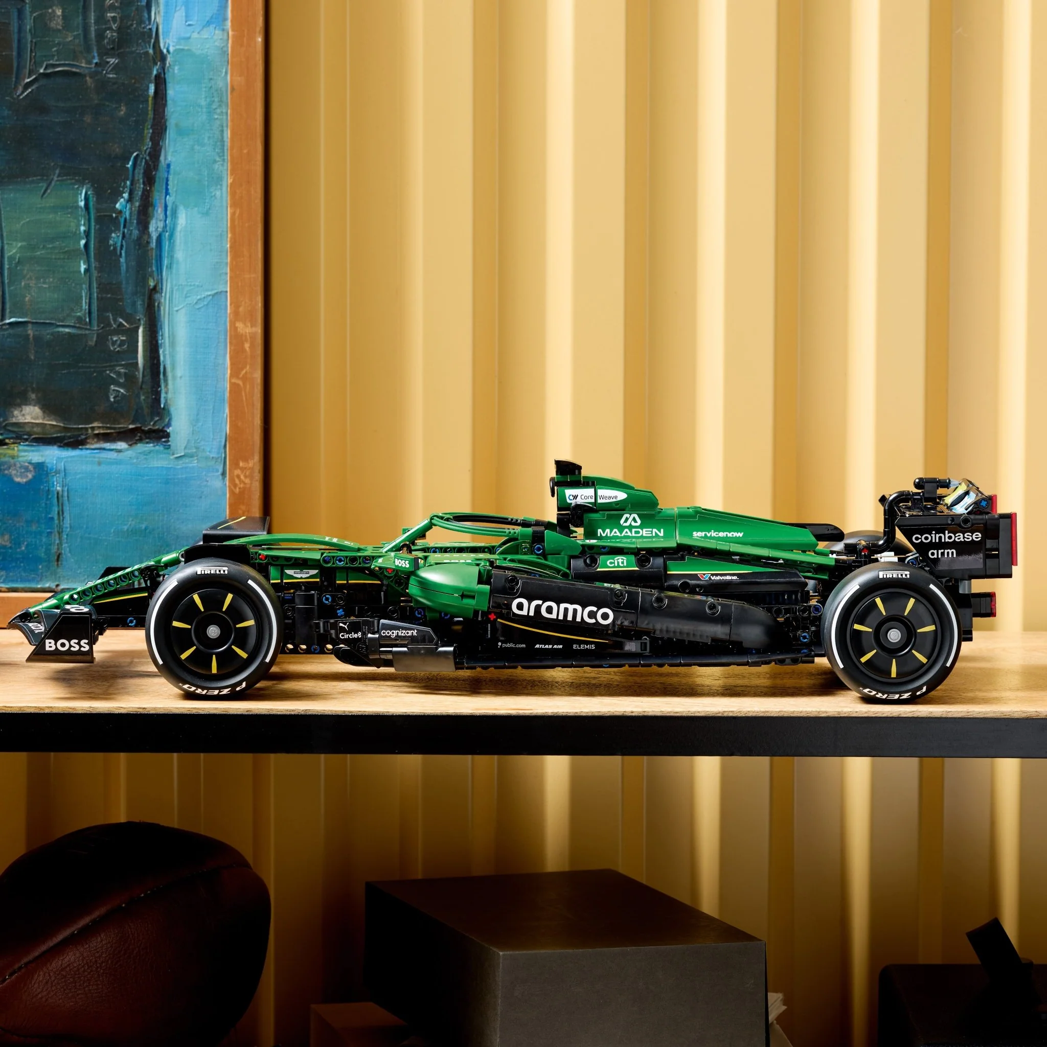 LEGO® Technic Aston Martin Aramco AMR25 F1 Car 42240 Scale - Image 4