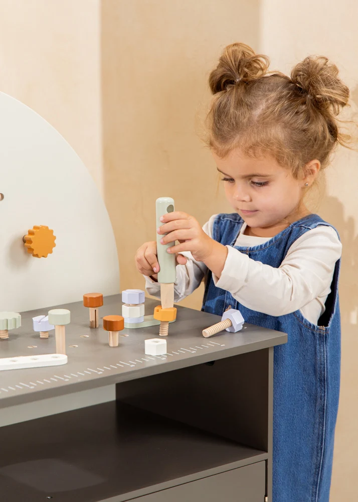 Coco Village Wooden Workbench Playset Soap - Image 36