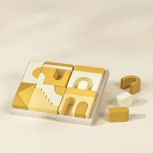 Coco Village Houses Wooden Creative Blocks Set - 21 pcs Puzzle