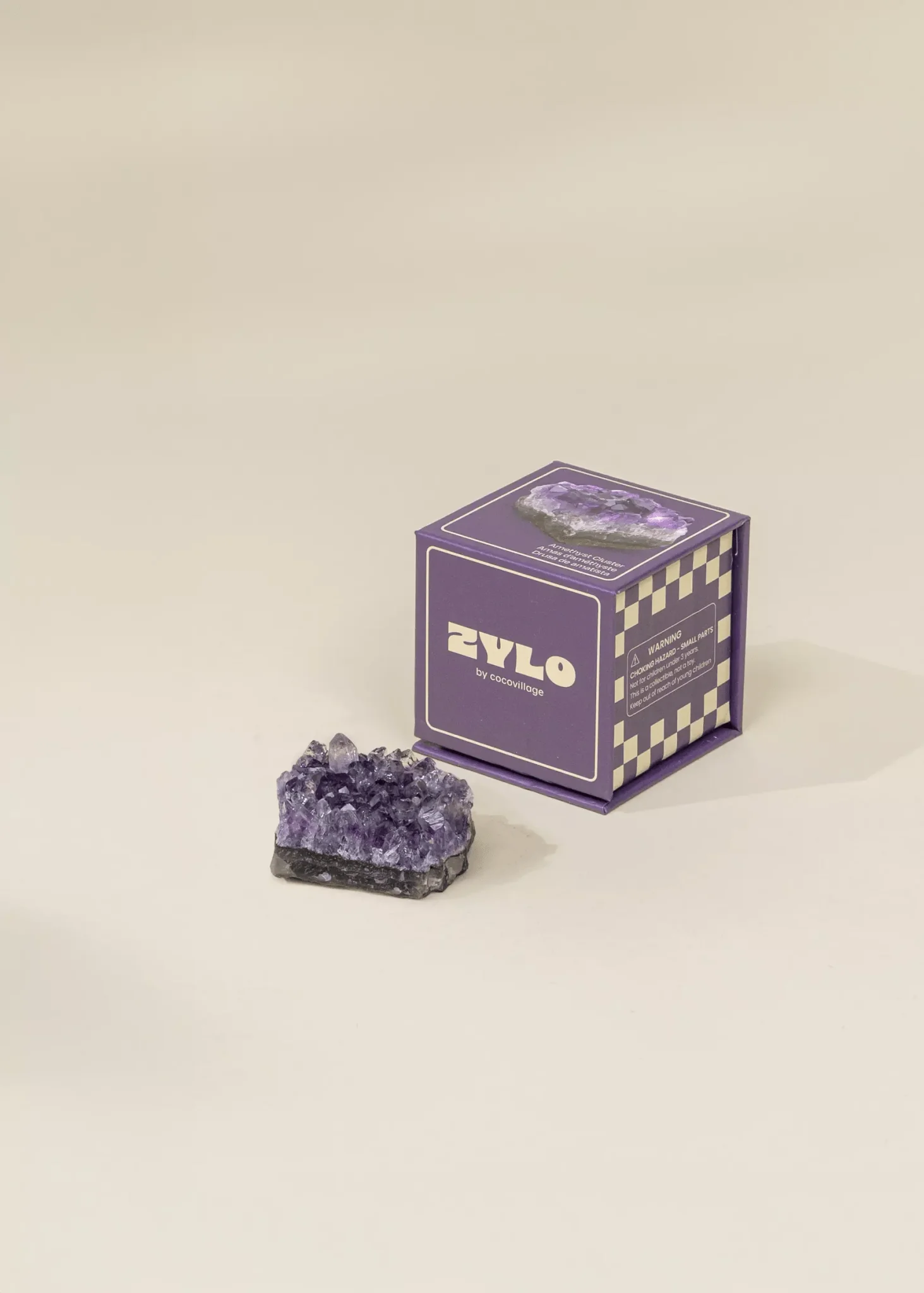 Coco Village Collectible Mineral - Amethyst Cluster Toy