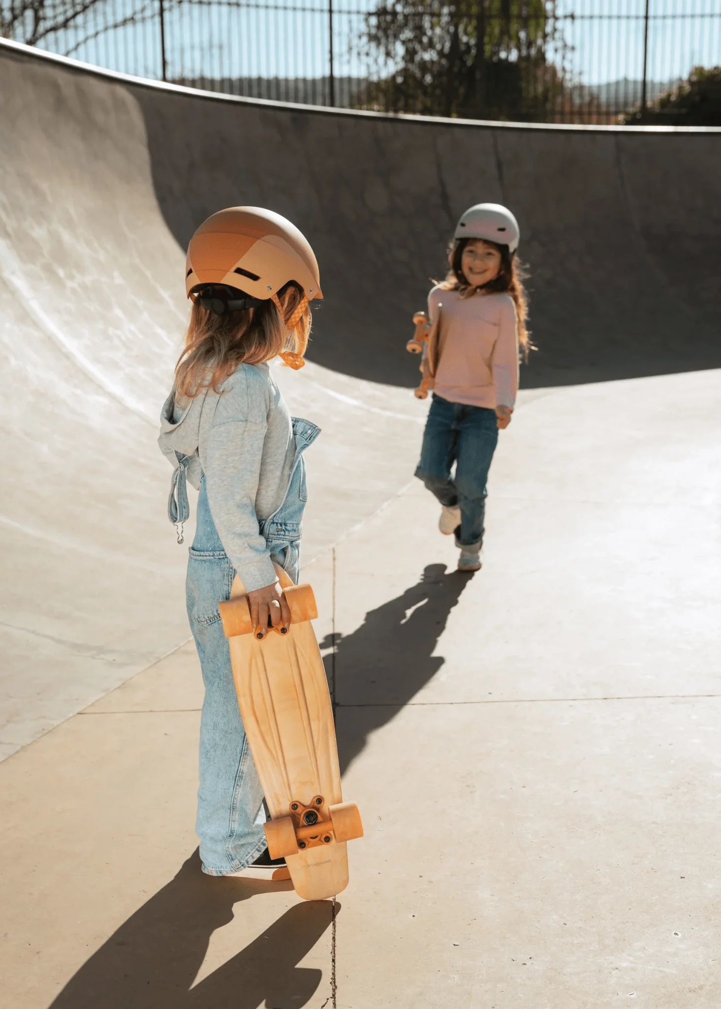 Coco Village Kids’ Pintail Cruiser Skateboard–Grapefruit Marble Toy - Image 2