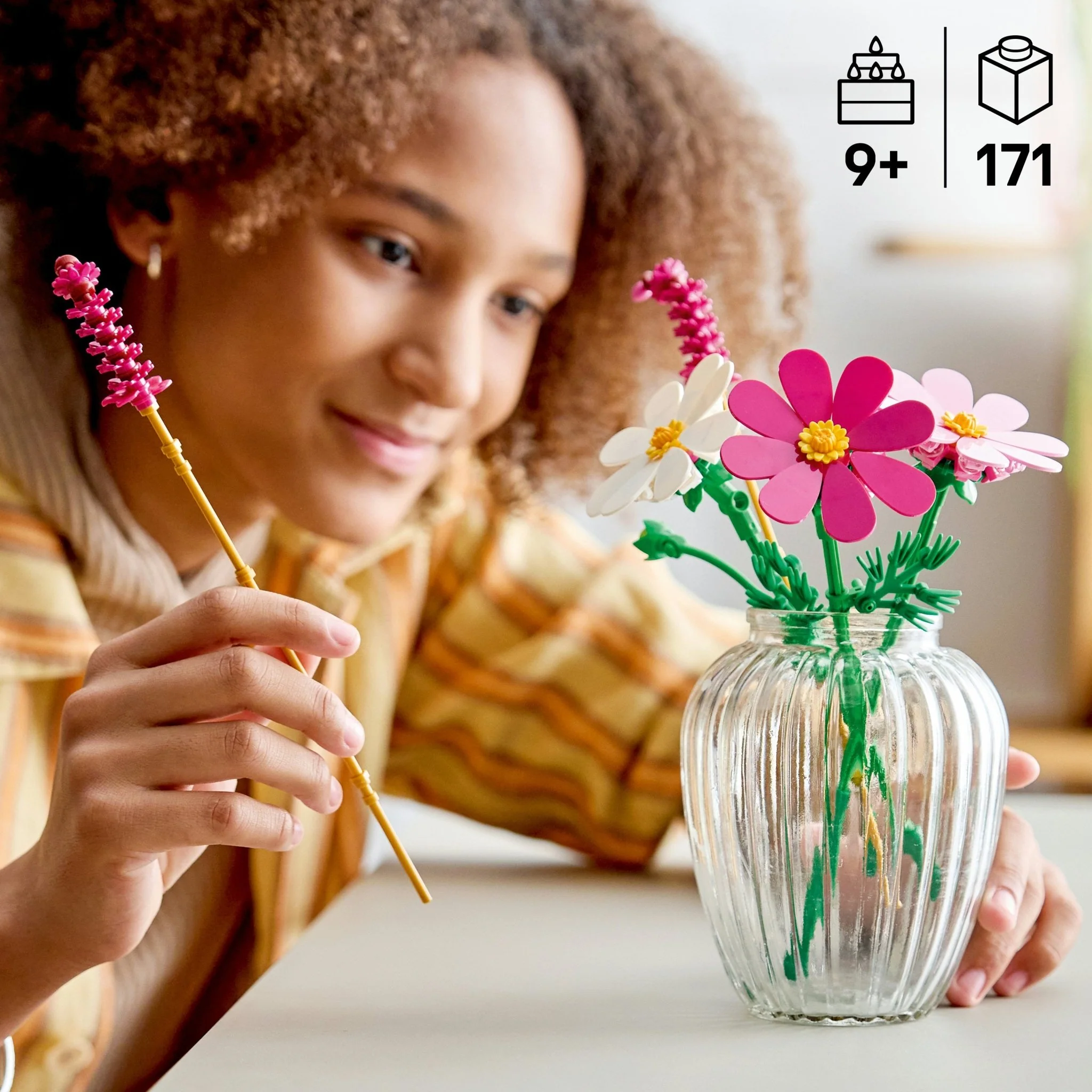 LEGO® Botanicals Cosmos Flowers 11514 Toy - Image 2