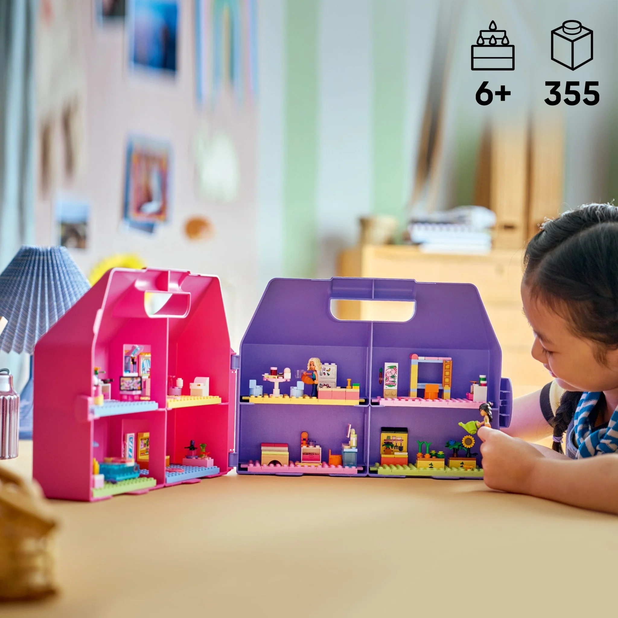 LEGO® Friends Creative Dollhouse Suitcase 42697 Toy - Image 2