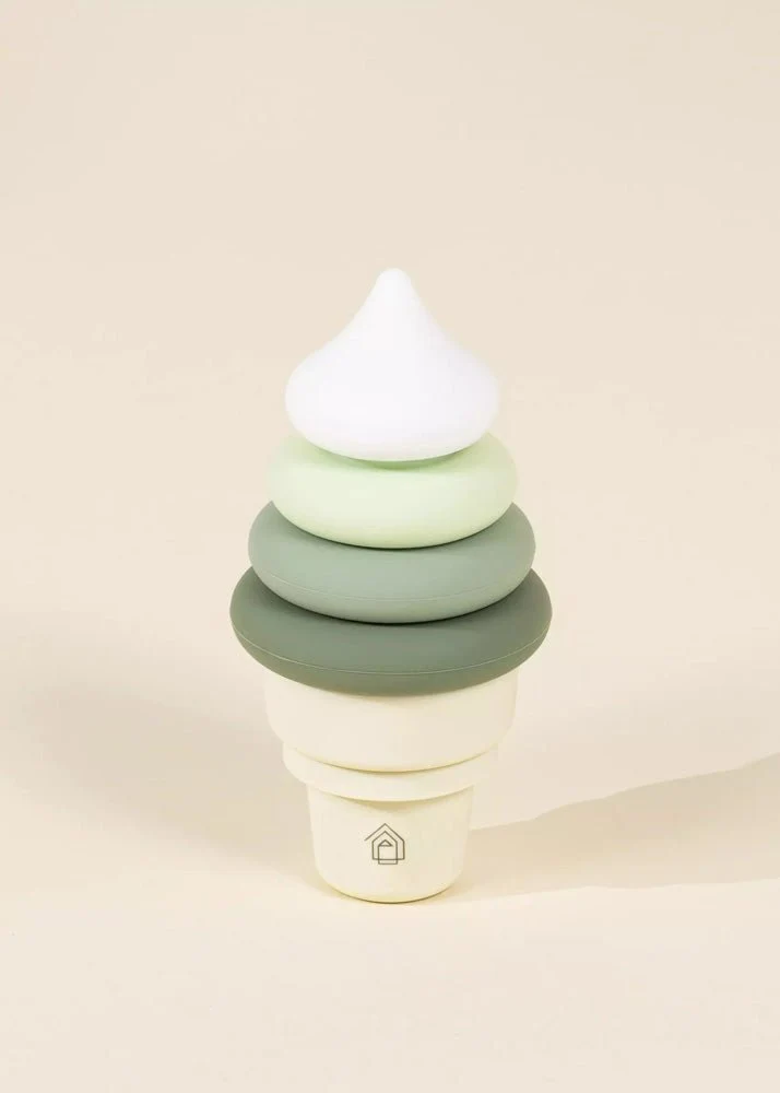 Coco Village 3 Sets of Silicone Stackable IceCream Cones 18 pcs Cream - Image 7