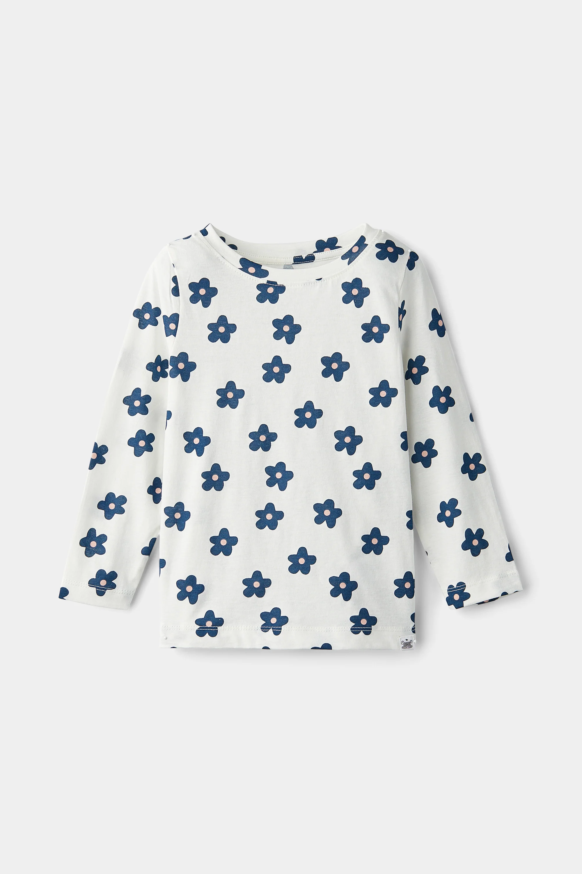 rise little earthling LS Crew Neck TGDKT00 - Ashley Blue Dots / 2-3y - Image 4
