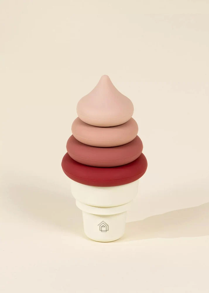 Coco Village 3 Sets of Silicone Stackable IceCream Cones 18 pcs Cream - Image 16